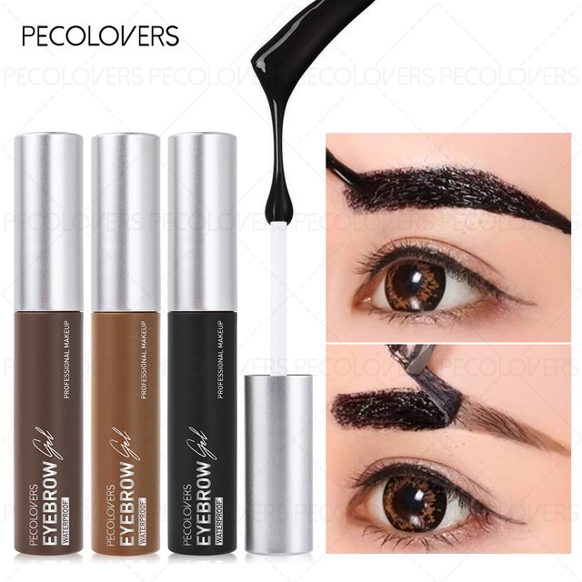 1PC Lazy Makeup Eyebrow Enhancers Liquid Gel Long Lasting Waterproof Easy To Wear Tear Peel-off Brow Tattoo Tint Eyes Brows