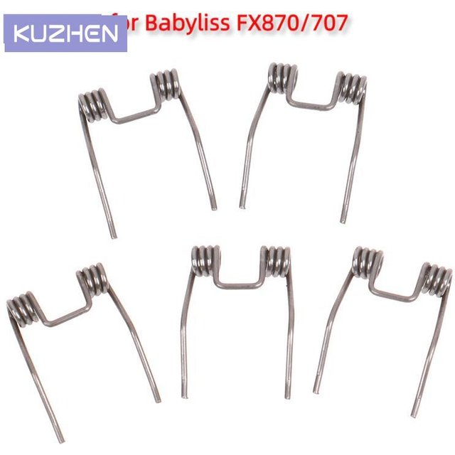 5Pcs/lot For Babyliss FX870/707 Hair Clipper Trimmer Tension Spring Engraving Electric Hair Cutting Machine Parts Accessories