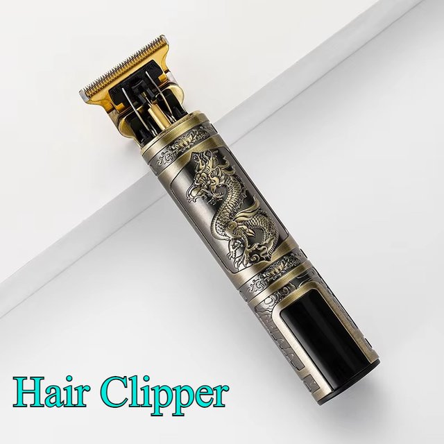 Hair Trimmer USB Charging Hair Cutting Machine Electric Vintage Hair Clipper Portable Shaver Professional Barber Boyfriend Gift