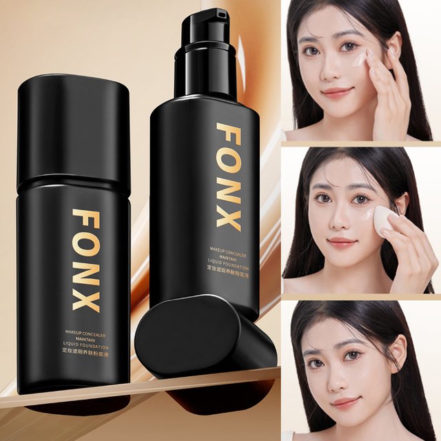 FONX Setting Concealer Skin Care Foundation provides long-lasting makeup, brightens, darkens and even out skin tone flawlessly