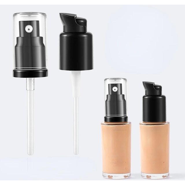 1PC Liquid Foundation Pump Lid for 30ml Liquid Foundation Fluid No Leaking Makeup Tool Replace Pumps Press Cover Dispensing Tool