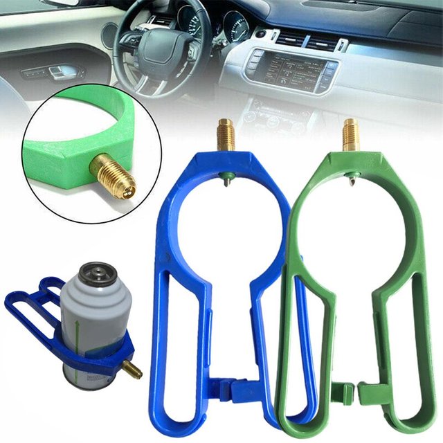 1pc R134A Car A/C Refrigeration Can Side Quick Tap Valve Apping Side Auto SAE 1/4 Tool With Valve Conditioner Mount Air Inc