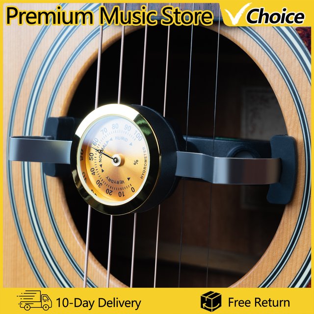 Guitto GHD-03 Guitar Sound Hole Humidifier Moisturizer Humidity For Classical Acoustic Guitar Guitar Accessories Hygrometer