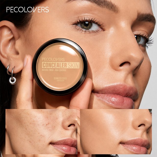 1PC Facial Concealer, Covers Facial Blemishes and Tattoos, Dark Circles Under Eyes, Waterproof , Effective Coverage