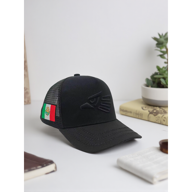 Unisex Mexican Eagle Label Baseball Net Caps Outdoor Adjustable Spring and Summer Casual Sunscreen Hat
