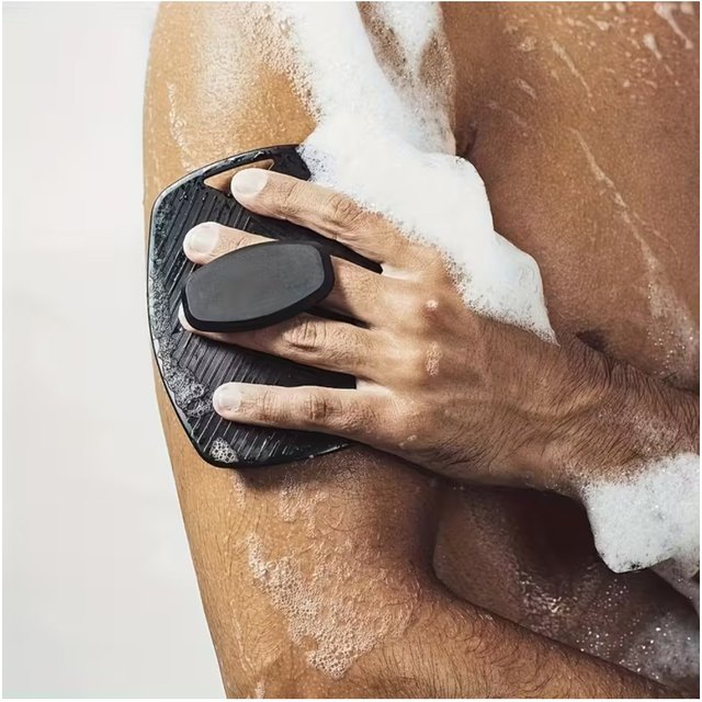 4PCS Set Silicone Body Scrubber Soft Exfoliating Brush for Face Gentle Shower Massage and Skin Cleansing Bathroom Accessories