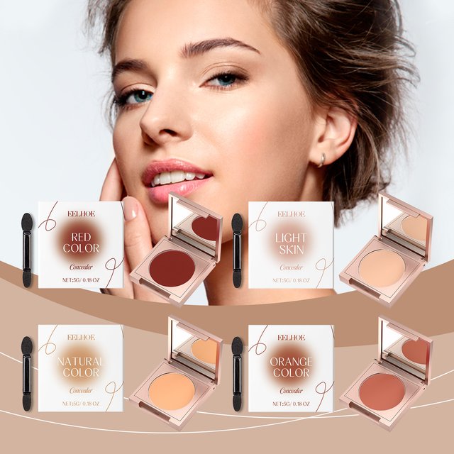 Concealer Cream - Lightweight, Long-Lasting, Natural, Seamless and Hydrating Coverage for Flawless, Radiant Skin Care