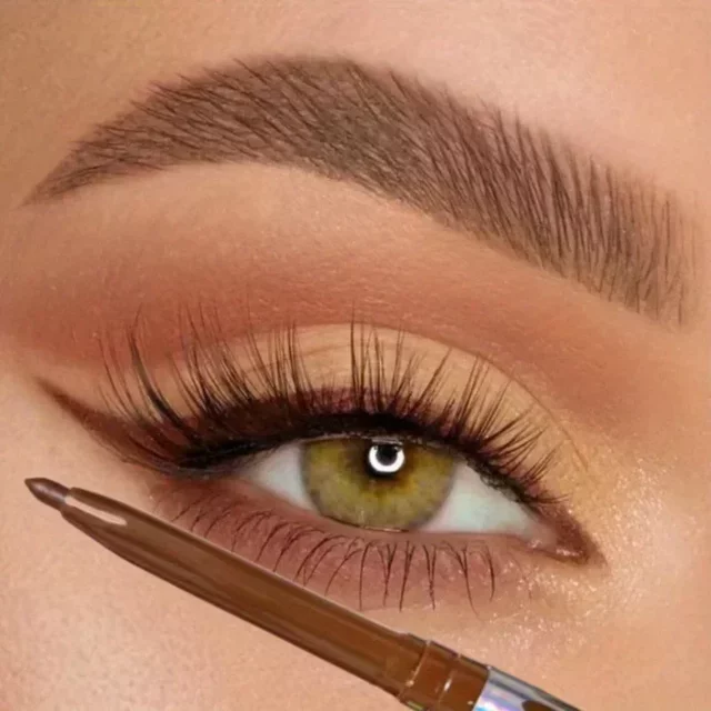 Eyeliner Gel crayon noir marron Ultra-fin mat naturel lisse séchage rapide sans taches imperméable facile à porter Eyeliner stylo maquillage