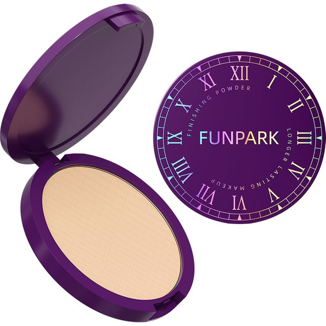 5 Colors Matte Full Coverage Pressed Powder Foundation 24H Fresh Wear Matte Weightless Finishing Powder Cosmetic Face Makeup