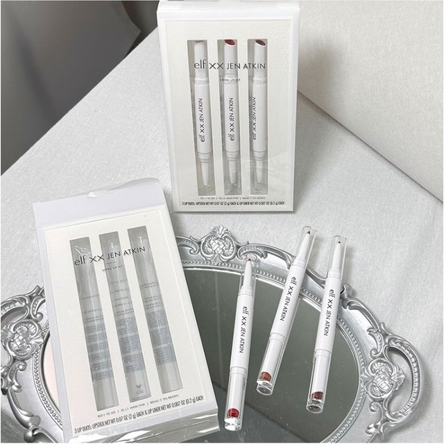 Elf Dual-ended Lipstick Tinted Lip Balm Hydrating Fruit-flavored Lip Prime Highlighter Contour Stick Liquid Blush for Cheeks