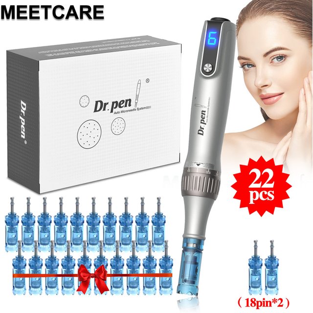 Dr Pen Ultima M8S With Micro Needle Microneedling Pen Wireless Derma Pen Beauty Skin Care Machine Needle Length 0.2mm