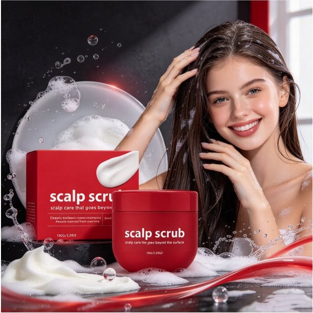 Scalp Scrub 150g Exfoliator Remove Oil Buildup Dandruff Prevention Fresh Hair Care Treatment Oily Hair Scalp Deep Cleanse Cream