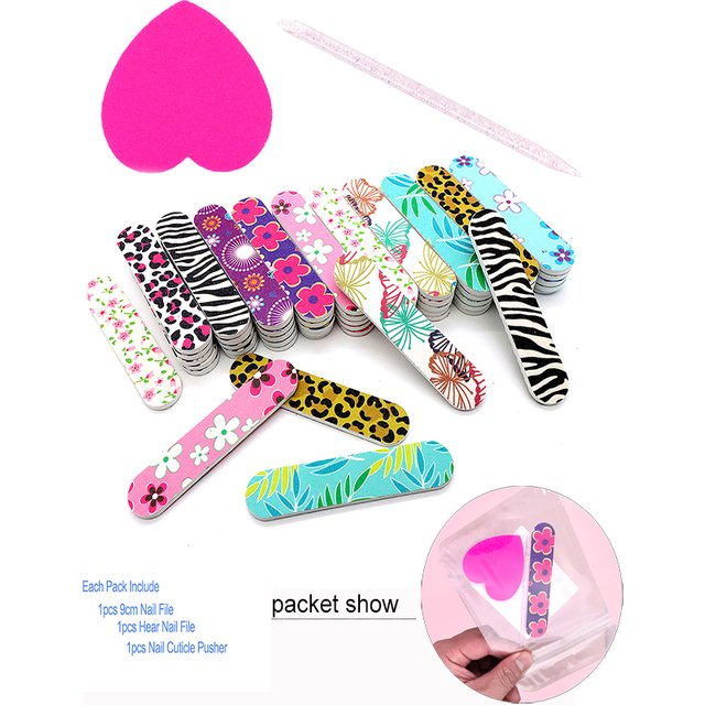 5/10/24 Packets Nail Care Kit: Mini Block Files, Buffers ,Cuticle Perfect for Jewelry Polishing & Manicures Tool Sets