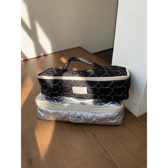 Fashion Large Capacity Hair Dryer Storage Bag Portable Cosmetic Bag Women Makeup Case Toiletry Bag Travel Organizer