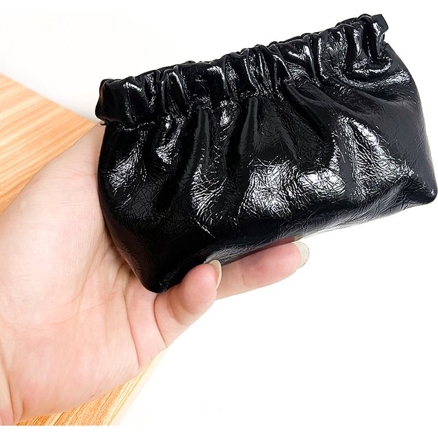 Genuine Leather Women Wallet Cowhide Coin Purse for Ladies Clip Money Pocket Clutch Lipstick Headphone Storage Pouch Bolsos