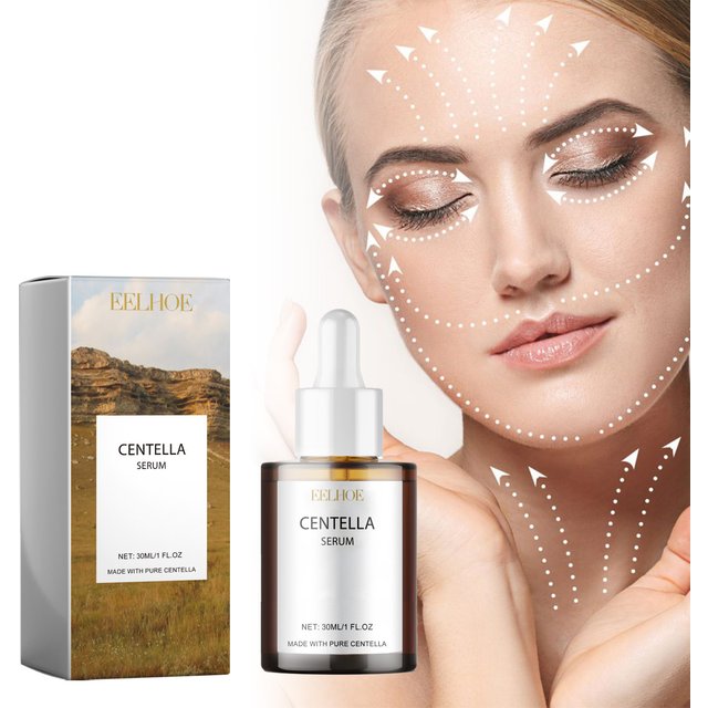Centella Serum Nourish Improvement Dry Skin Smoothing Rejuvenation Brighten Moisturizing Hyaluronic Acid Face Essence Skin Care