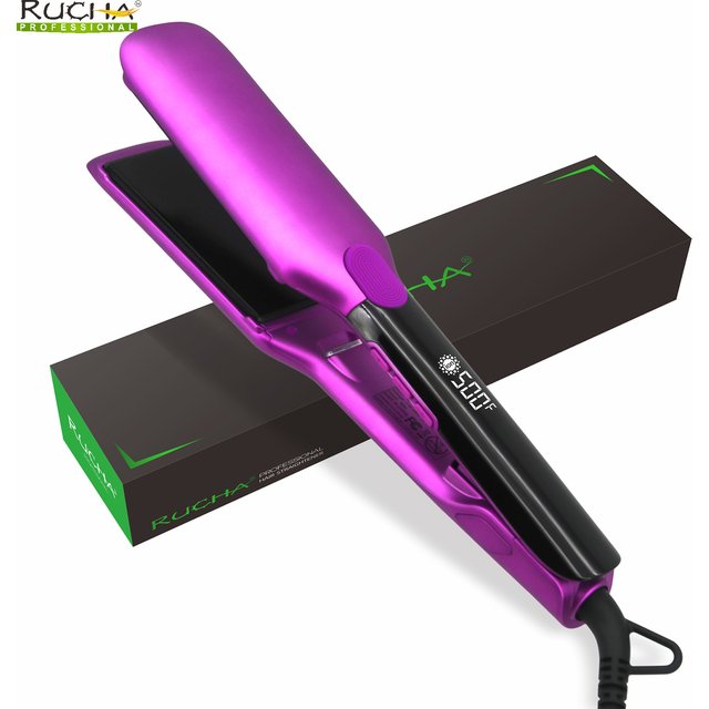Hair Straightener 500F High Temperature Professional Ceramics Plates Irons PTC Fast Heating Treatment Original Hair Flat Iron