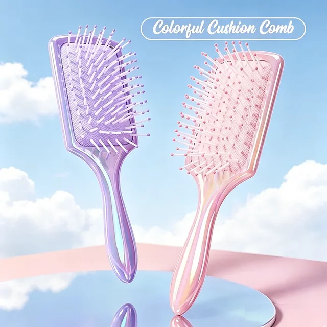 1pcs Detangling Air Cushion Hair Brush Scalp Massage Combs Dry And Use Curly Hair Brush Home Salon Hairdressing Stying Tools