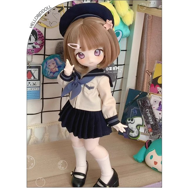 2025 New BJD 2 Yuan bjd Doll 1/6 Female Bear Girl Premium Resin movable Doll Fat figure girl makeup Spot makeup free shipping