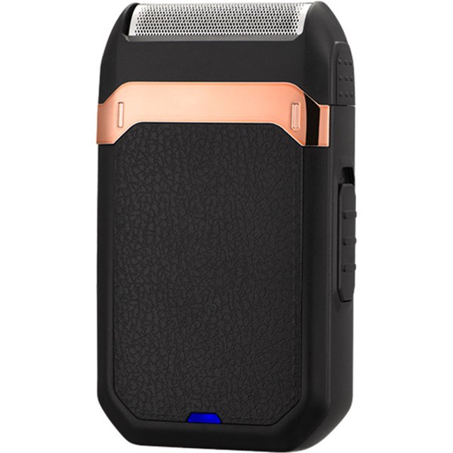 Stainless steel electric shaver, USB rechargeable reciprocating shaver, portable men's shaving device