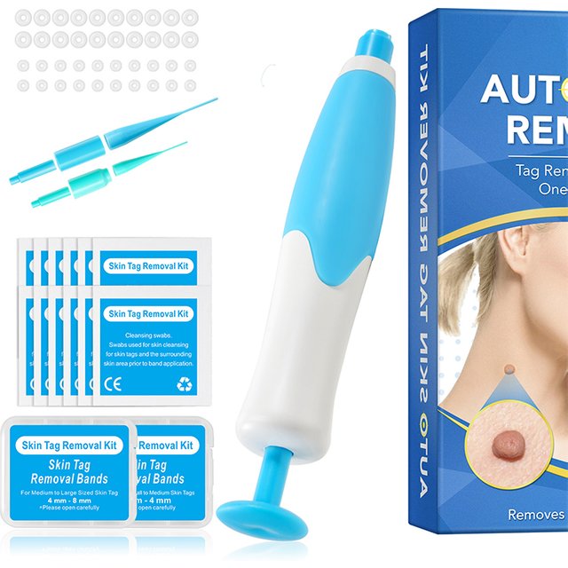 2 IN 1 Auto Micro Skin Tag Remover Device Standard And Micro Skin Tag Removal Kit Adult Mole Wart Remover Face Care Beauty Tools