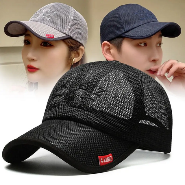 Quick Dry Breathable Mesh An-ti UV Fishing Sunhat Summer Full Net Sunscreen Golf Baseball Cap Sports Hat Sunshade Trucker Visors
