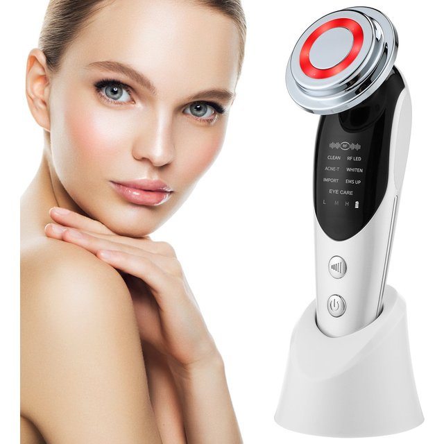7 in 1 Face Lifting Device EMS Microcurrent Skin Rejuvenation LED Facial Neck Firming Massager Face Beauty Care Apparatus