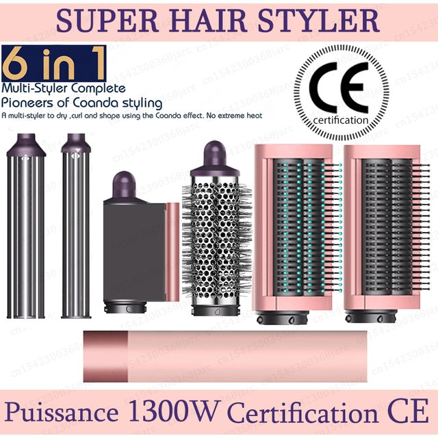 SenCiciMen X9 Multi Hair Styler Curling Iron Hair Hot Air Brush Curling Barrel Hair Dryer Salon Professional Curly Hair Styler