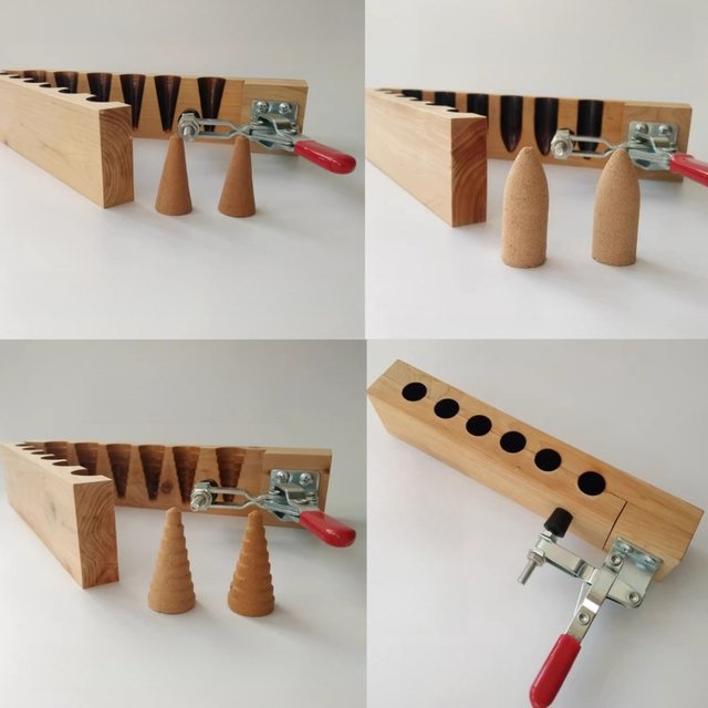 Moule créatif pour cônes d'encens à refoulement en forme de tête de balle de 40 mm, outils de moulage pour encens en grains, moule d'aromathérapie fait main pour la maison et la salle de thé