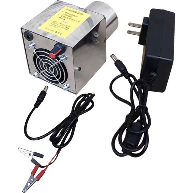 Smokeless firewood stove speed control blower outdoor fire 5V-12 volt DC hair dryer USB violent speed control fan 220V AC