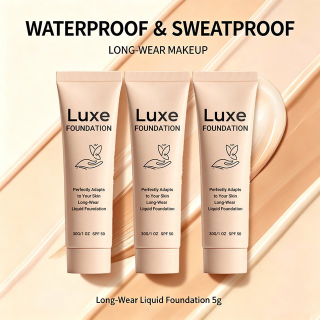 Self‑Adjusting Color Changing Foundation Skin Tone Matching Concealer Full Coverage Long‑Lasting Makeup Base Sun Protection