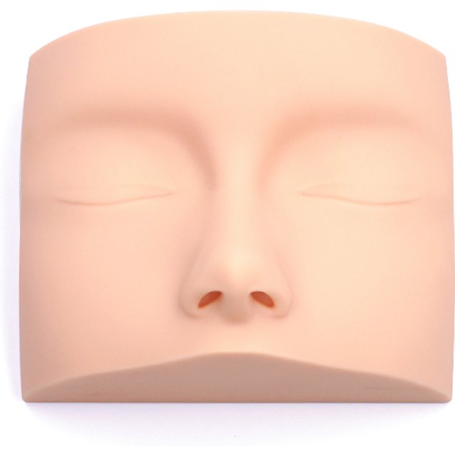 Silicone Mannequin Head Training Lash Extension Cosmetic Doll Face Practice Grafting Eyelash Makeup Model Supplier