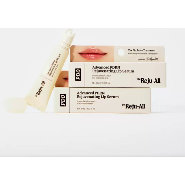 Dr.Reju-All PDO Advanced PDRN Rejuvenating Lip Serum 10ml Repair Damaged Lips Moisturizing Revitalizing Lip Care Soft Smooth Lip
