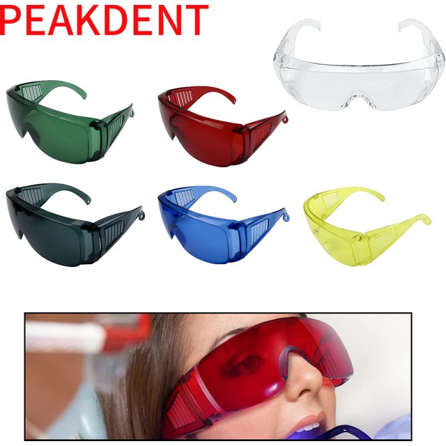 Dental Eye Protection Glasses Tooth Whitening Curing Light UV Protective Eye Protective Glasses Dentist Teeth Whitening Tool