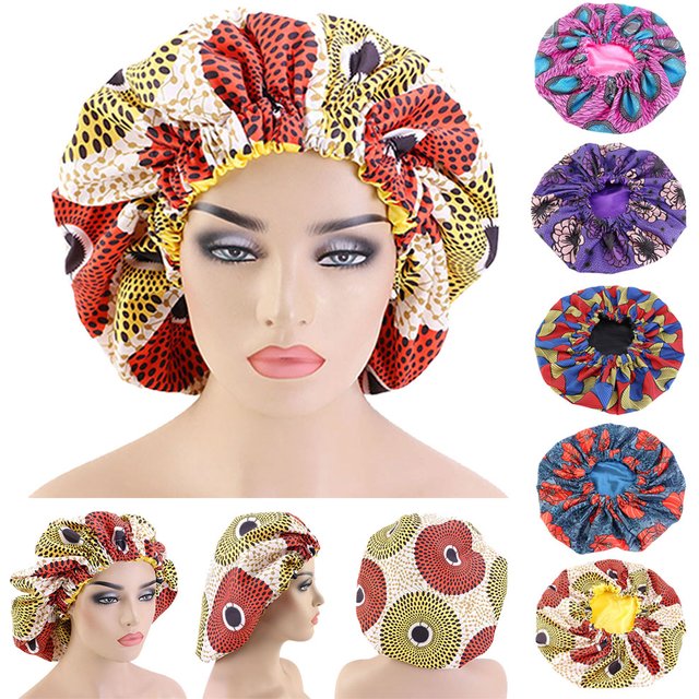 Women Sleeping Cap Night Sleep Hat Hair Care Scarf Bonnet Loungwear NEW