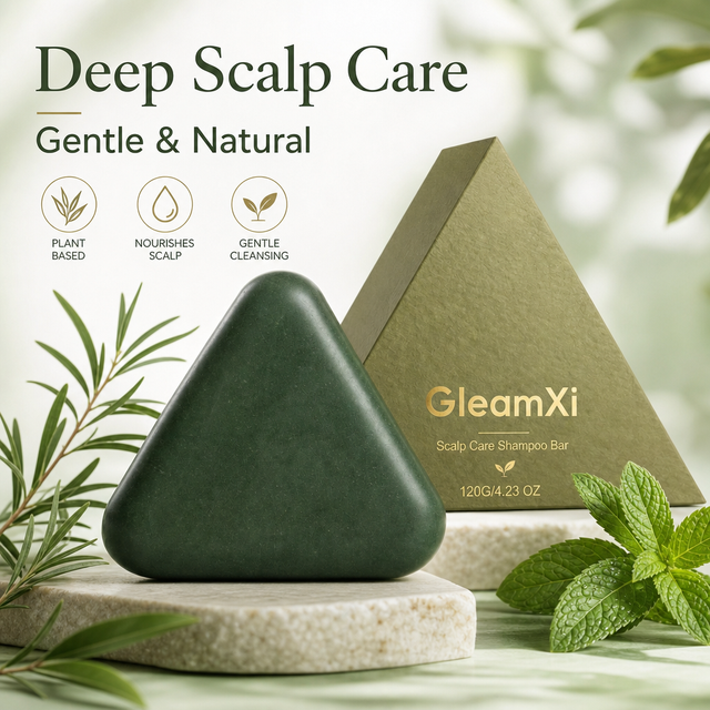 Solid Shampoo Bar Scalp Care Hair Cleanser Soap For Oily Scalp Nourishing Moisturizing Refreshing Clean Oil Control & Itching