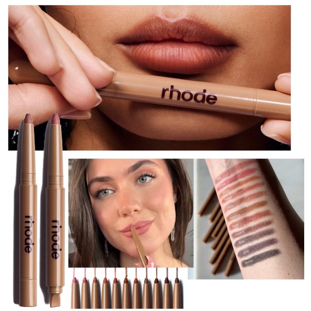 Skin Peptide Lip Shape Pen Lip Liner Long Lasting Lip Tint Pencil Pen Makeup Lipstick Powder Blusher Gloss Rouge Makeup Lipliner