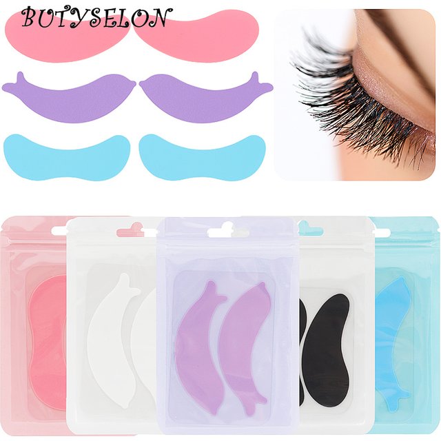 1 Pairs Eyelash Lifting Silicone Stripe Soft Lashlift Curlers Pads Eye Lash Extension Perm Ribbon Sticky Tape Patch Makeup Tools