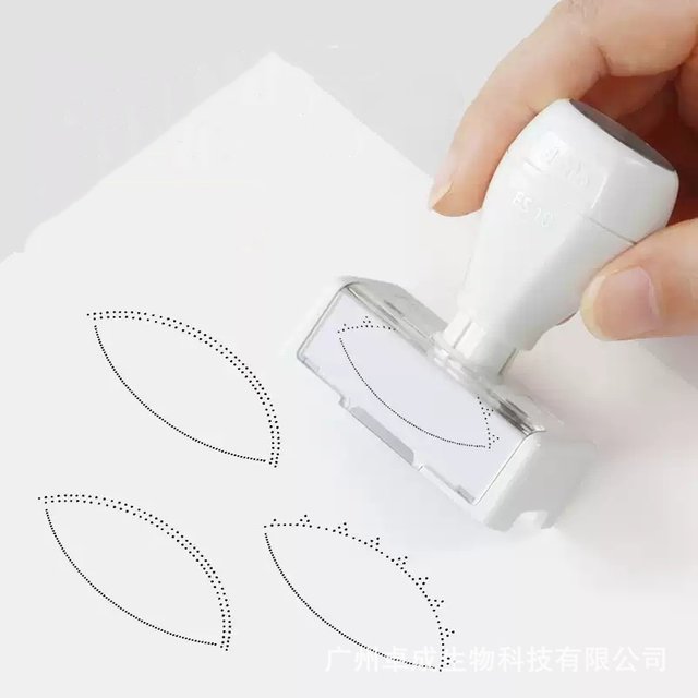 Reusable Eyelash Practice Seal Stamp Lash Stamping Assistant Easy Application Eyelash Makeup Practice Auxiliary Tools