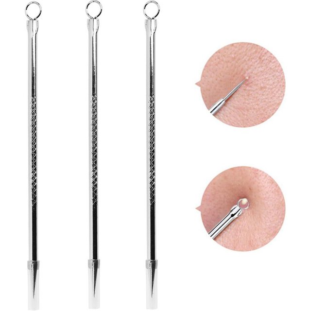 1 Pcs Blackhead Comedone Acne Pimple Blemish Extractor Remover Stainless Steel Needles Remove Tools Face Skin Care Pore Cleaner