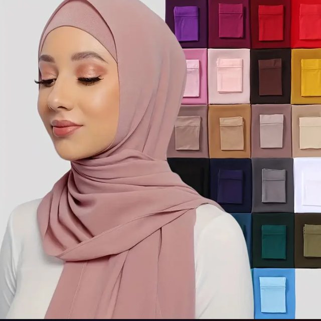 2Pcs Undercap Chiffon Hijab Scarf Set Thin Elastic Tube Head Cover Elegant Soft Cozy Breathable Sunscreen Bandana Combination