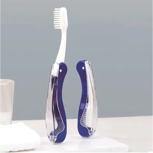 2PCS Hygiene Oral Portable Disposable Foldable Travel Camping Toothbrush Hiking Tooth Brush Tooth Cleaning Tools