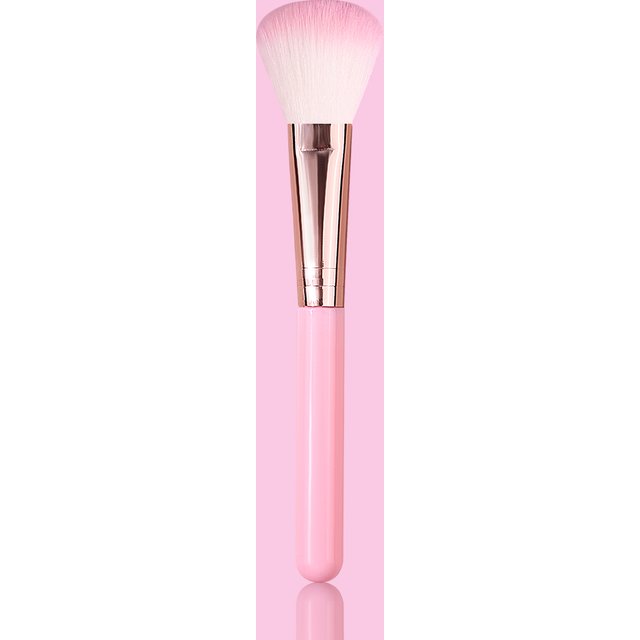 1 pinceau à blush multifonctionnel, pinceau de maquillage pour le visage, pinceau à estomper et pinceau à highlighter - Outils de maquillage essentiels pour les débutants