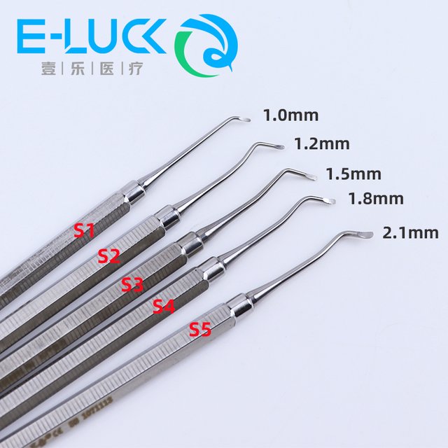 1 Pc Dental Restorative Excavator Double Ended Spoon Oral Care Tooth Cleaning Excavator Spoon Double Ends Stainless steel
