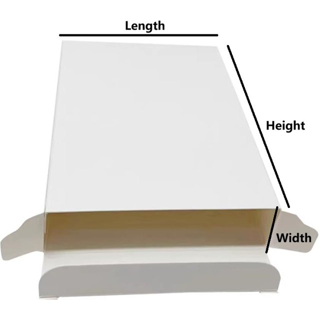 50Pcs Blank White Packaging Paper Boxes for Party Favor Gift Christmas Cosmetic Decoration Package