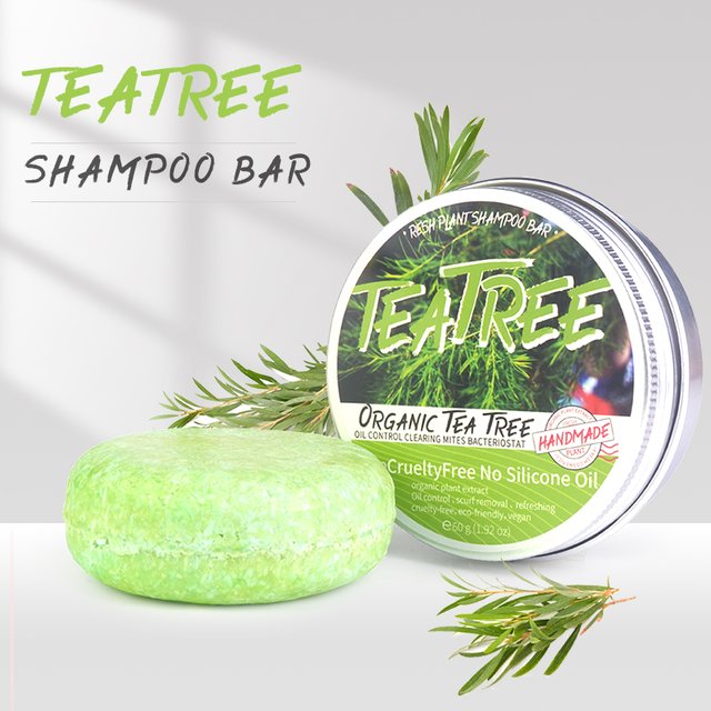 Tea Tree Essential Oil Plant Shampoo Is Refreshing, Oil Controlling, Dandruff Reducing, And Strong For Hair. Handmade Shampoo Wi