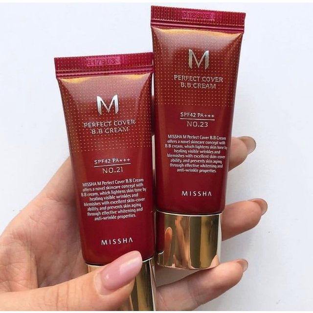 Natural Light Beige Liquid Foundation MISSHA Strong Coverage Concealer Perfect Whiten 50ml Original Red Tube Essence BB Cream