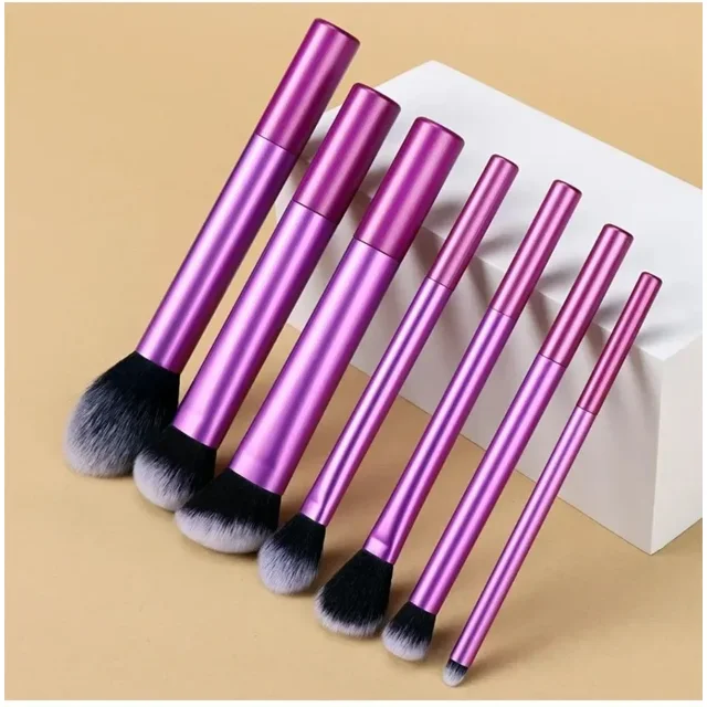 7Pcs Pro Soft Fluffy Makeup Brushes Set for Cosmetics Synthetic Hair Foundation Blush Powder Blending Makeup Brush Beauty Tools
