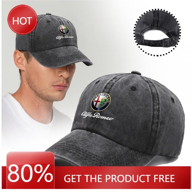 Hub Caps Car Baseball Caps Outdoor Adjustable Casual Sunscreen Hat For Alfa Romeo Giulietta 159 147 156 166 Mito Giulia GT Stelv