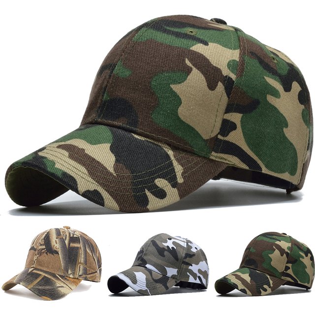 Unisex Light Plate Camouflage Baseball Caps Spring and Autumn Outdoor Adjustable Casual Hats Sunscreen Hat